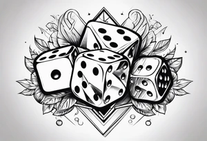 Las Vegas dice tattoo idea