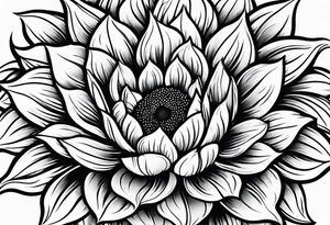 Sunflower tattoo idea
