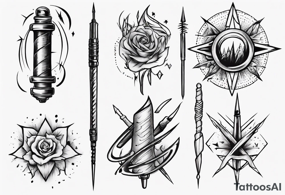 Needle tattoo idea