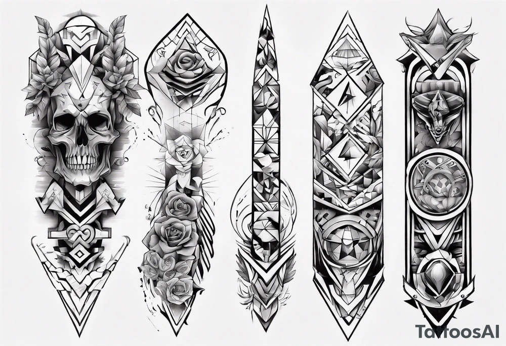 full arm. tattoo idea