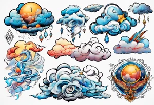 a cloud tattoo idea