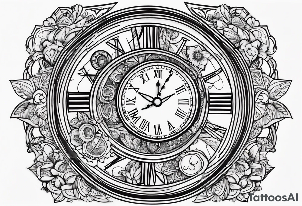 Time is money tattoo idea