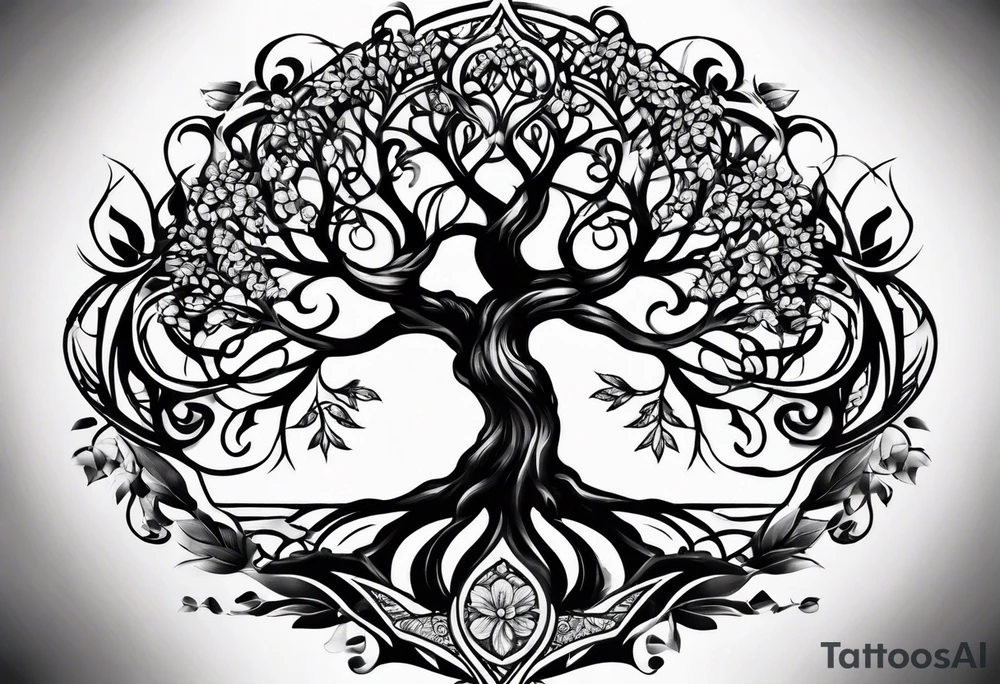 tree of life tattoo idea