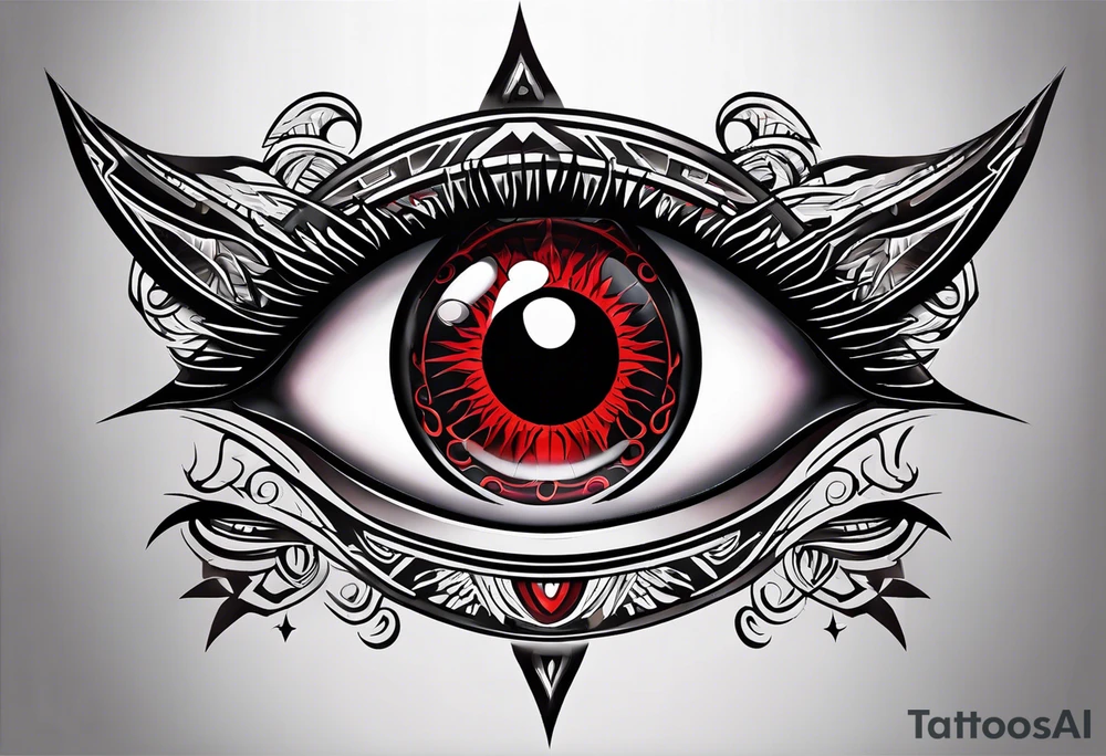 Sharingan eyes tattoo idea