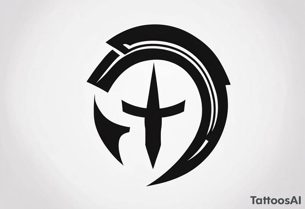 Ancient spartan symbol tattoo tattoo idea