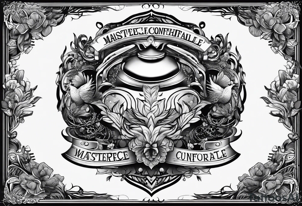 Be comfortable with being uncomfortable tattoo idea