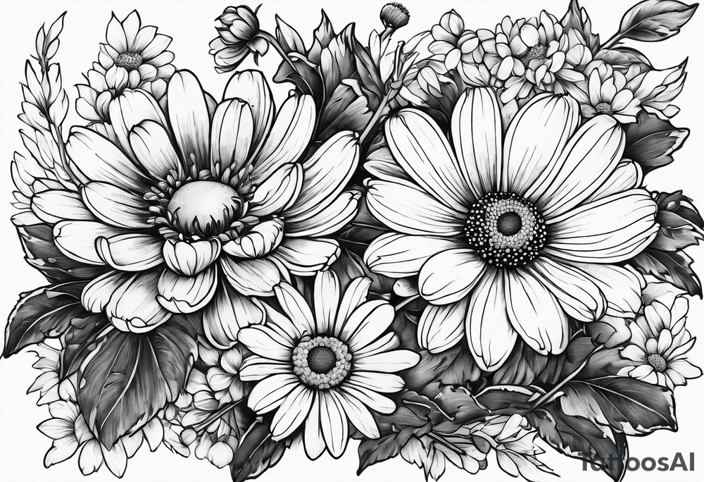 Chamomile tattoo idea