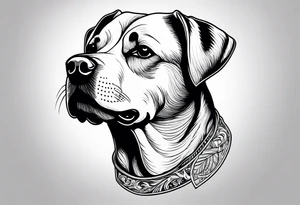 A dog that looks like a tod tattoo idea