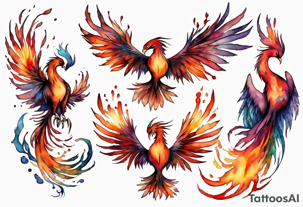 Phoenix tattoo idea
