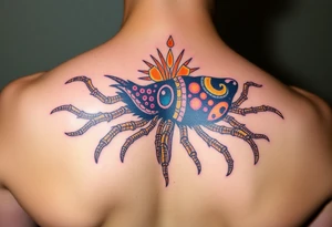 Sea life honey tattoo idea