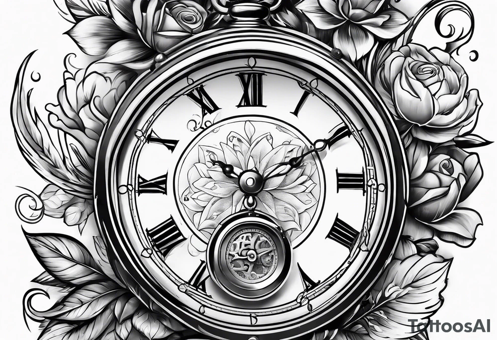 Time is money tattoo idea
