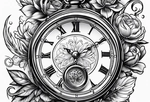 Time is money tattoo idea