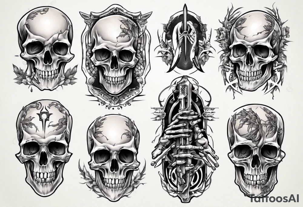 Razor fingers
Skeletal tattoo idea