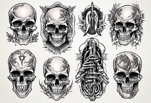 Razor fingers
Skeletal tattoo idea