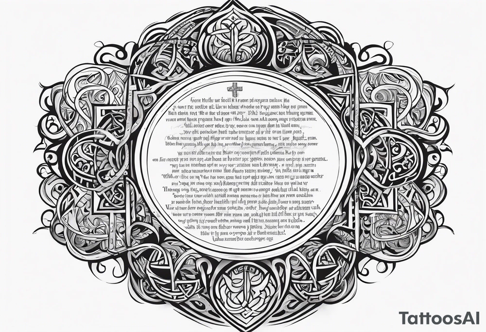 Viking prayer poem tattoo idea