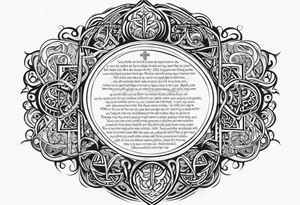 Viking prayer poem tattoo idea