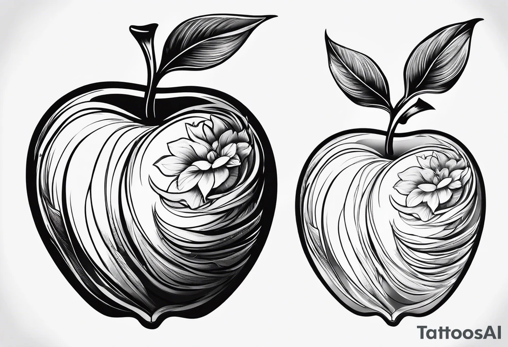 Apple tattoo idea