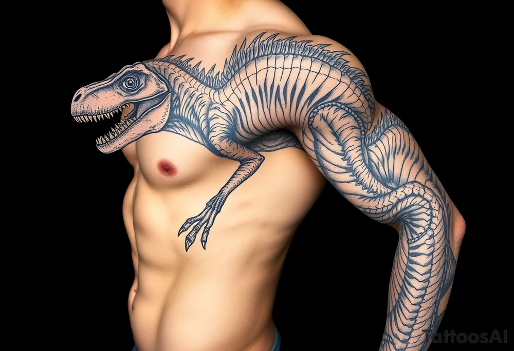 dinosaur tattoo idea