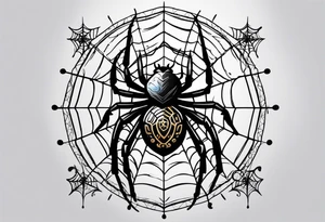 web and the spider to descend tattoo idea