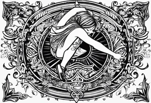 word "JUMP" tattoo idea