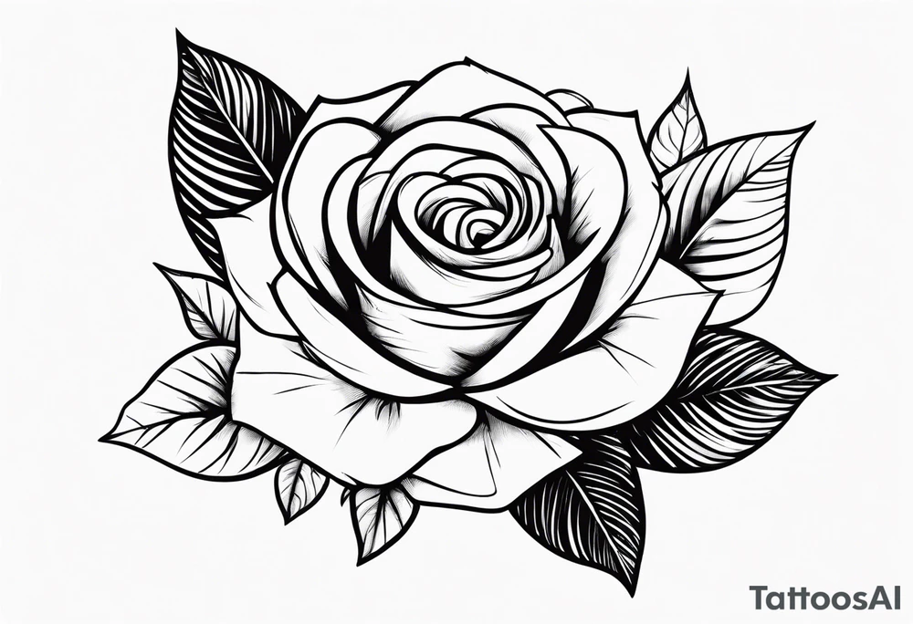 ROSE BOUQUE tattoo idea