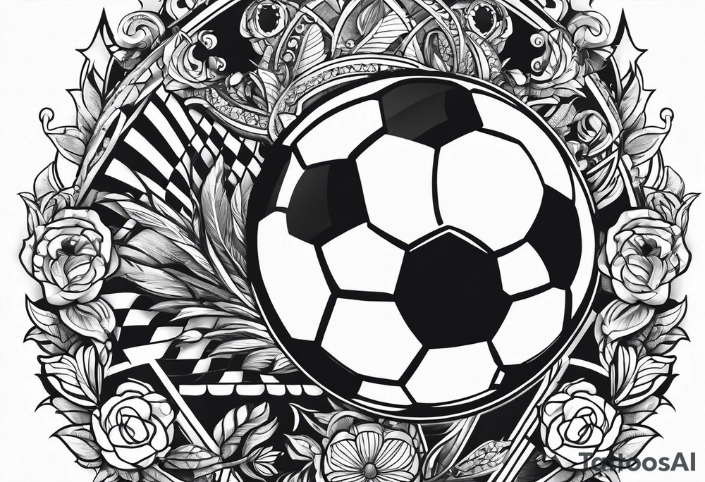 Soccer tattoo idea