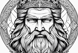 Zeus tattoo idea