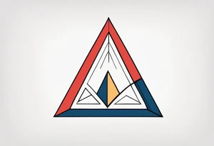 simple letter delta tattoo idea