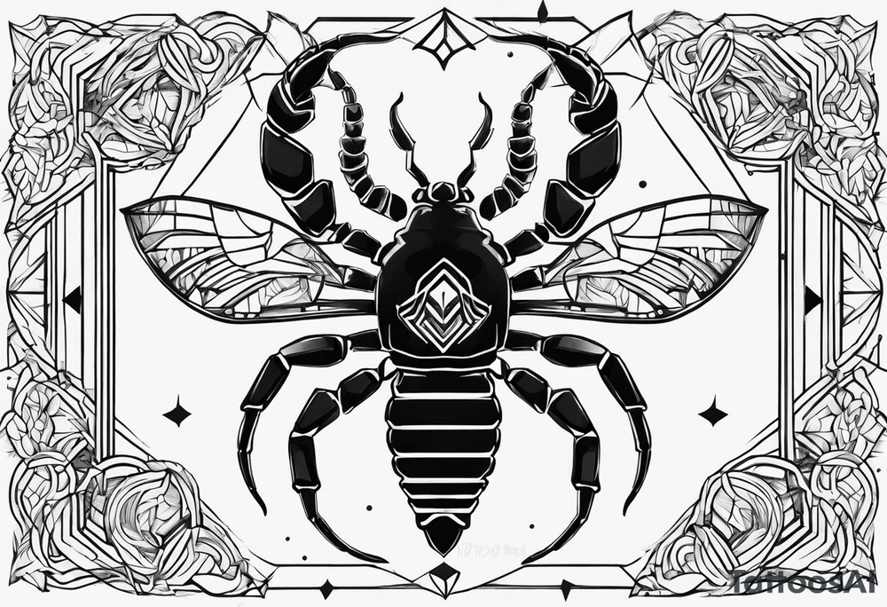 Scorpio tattoo idea