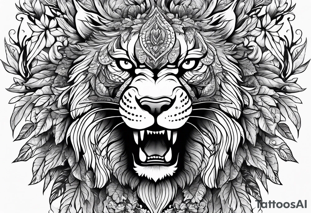 bark and foliage for wirst tattoo idea