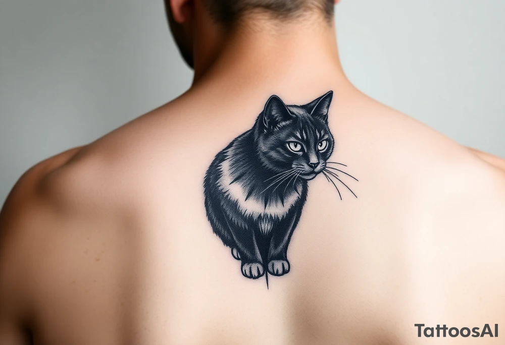 Black Cat tattoo idea