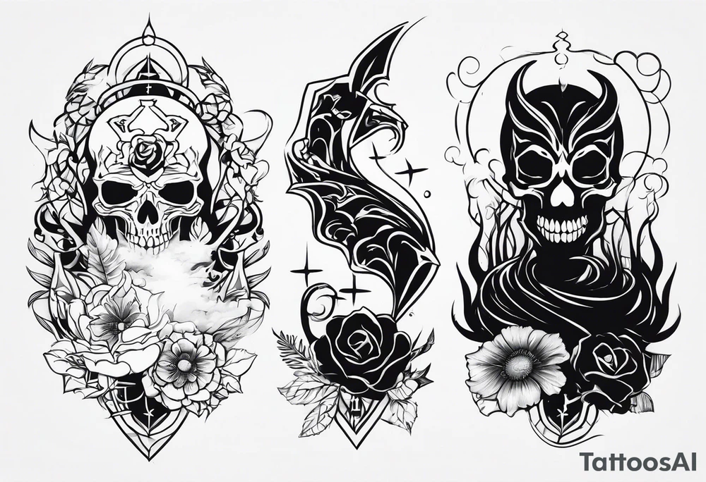 mist death tattoo idea