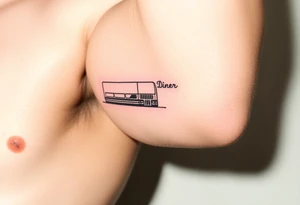 50’s diner inspired tattoo idea