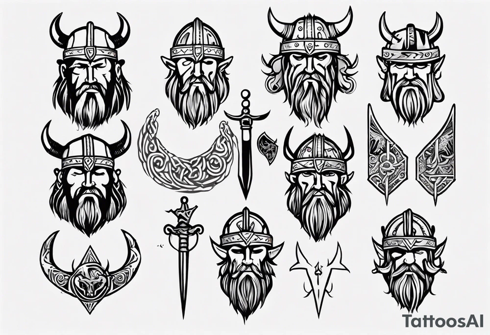 Viking no tattoos tattoo idea