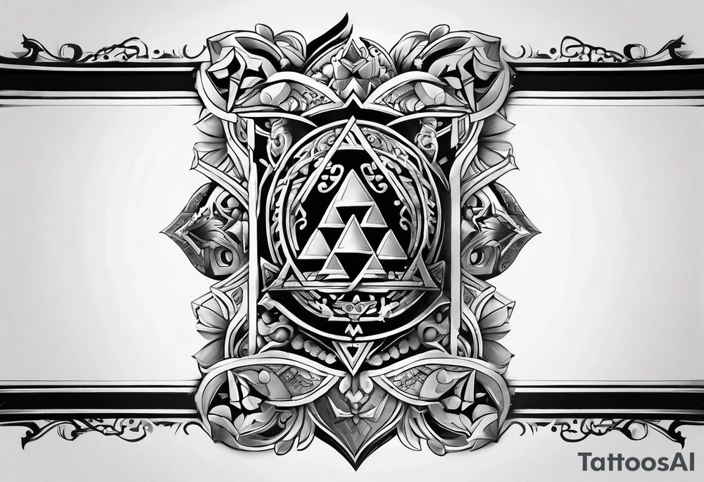 Legend Of Zelda arm sleeve tattoo idea