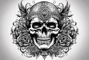 rock stage tattoo idea