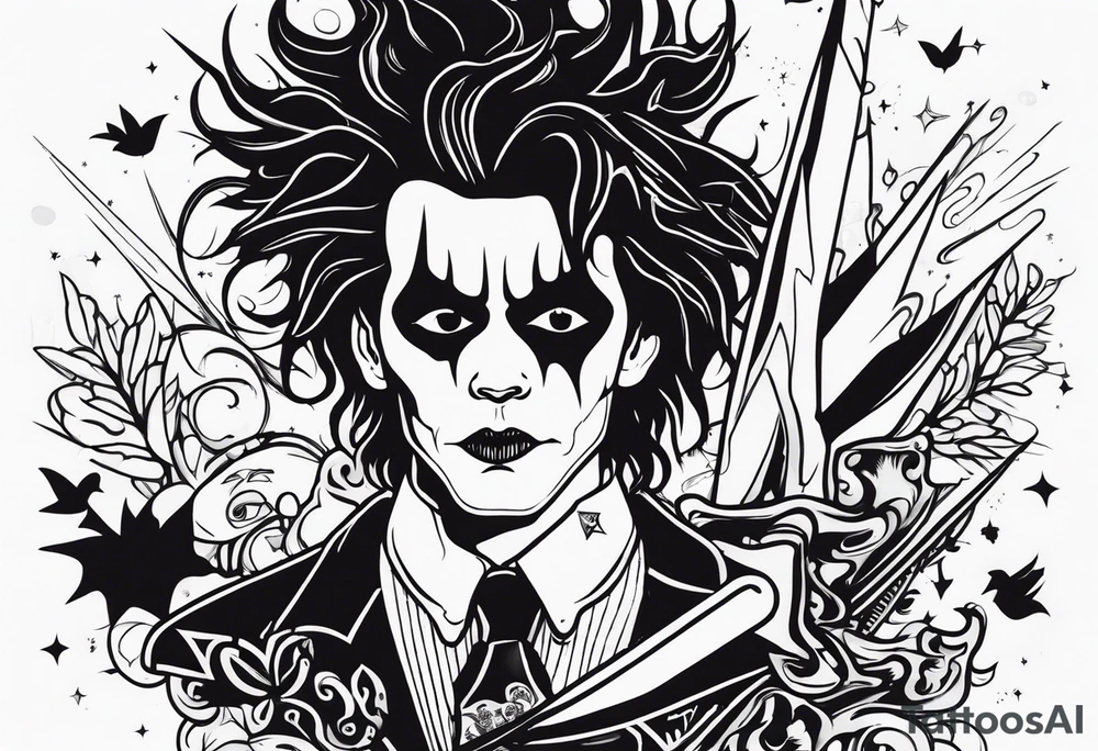 Edward Scissorhands tattoo idea