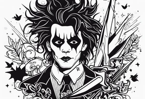 Edward Scissorhands tattoo idea