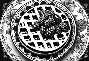 where are the waffles? tattoo idea