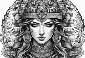 Statue kopf gebrochen tattoo idea
