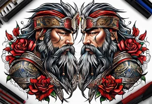 Warrior tattoo idea