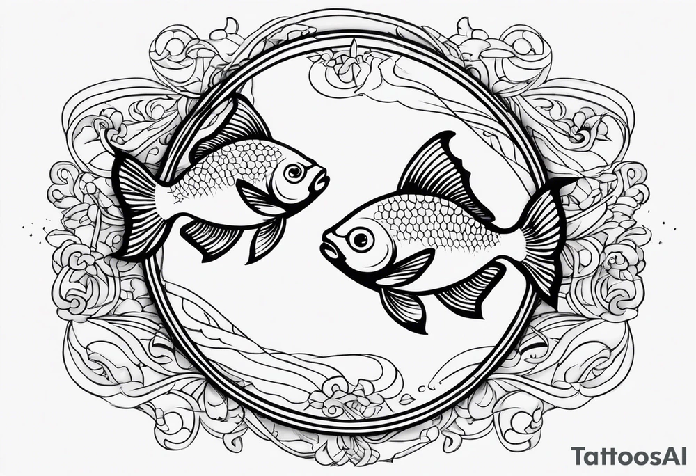 pisces tattoo idea