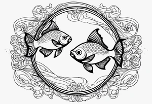 pisces tattoo idea