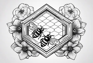 a bee hive tattoo idea