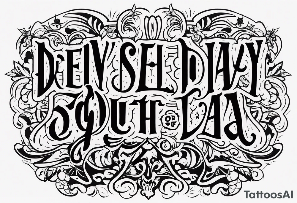 dead of day tattoo idea