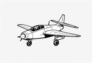 aircraft bomb tattoo idea