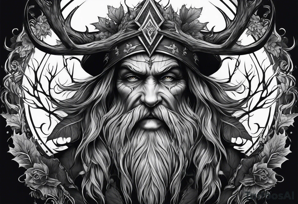 Leshy creepy tattoo idea
