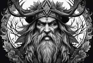 Leshy creepy tattoo idea