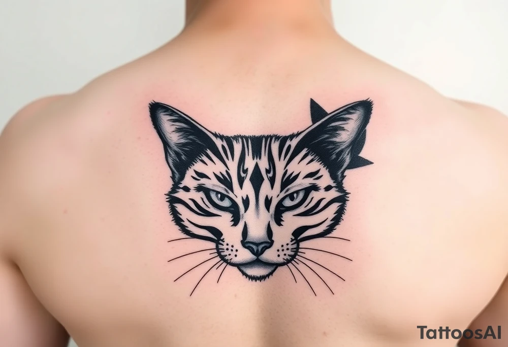 Black Cat tattoo idea