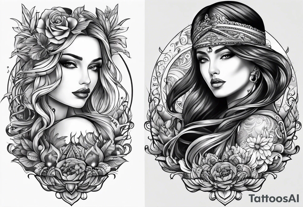 matching 2 separate tattoos . Water related. tattoo idea matching 2 separate tattoos . Water related. tattoo idea